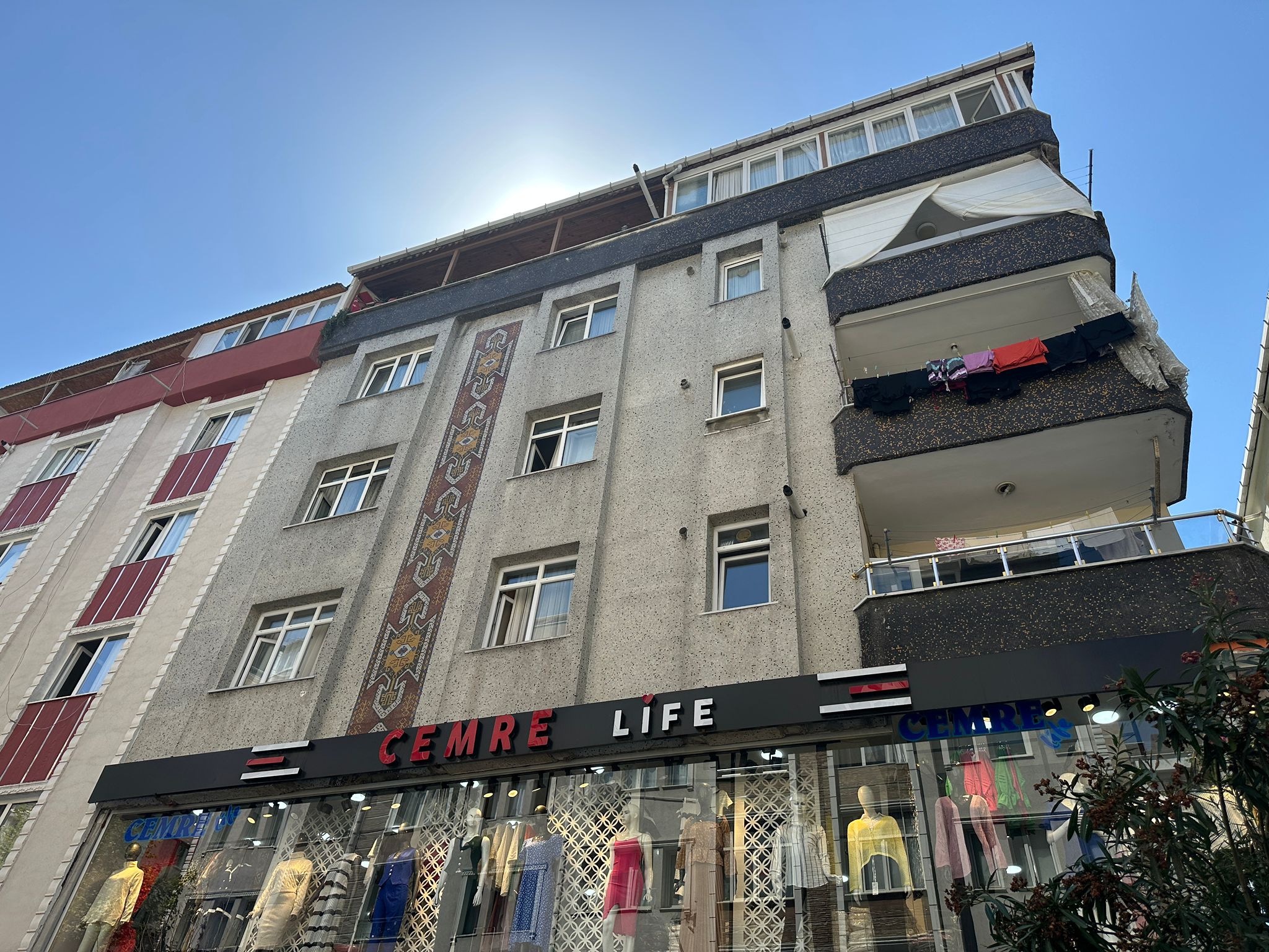 Süleyman Nazif Sokak projesinin dış cephesi