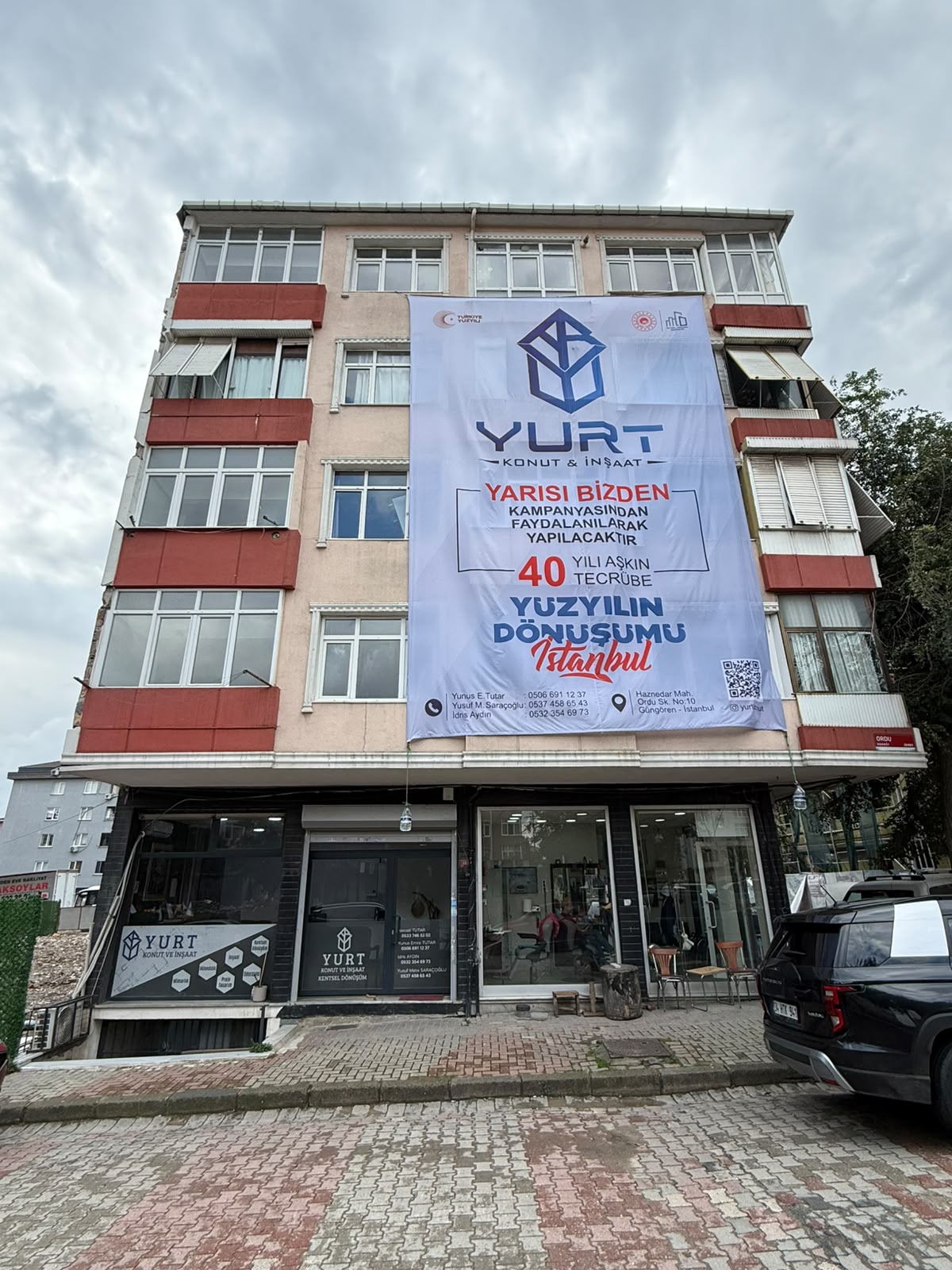 Serhat Apartmanı mevcut binasının dış cephesi